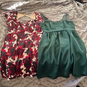 Lot of 2 Juniors Dresses - size Medium & size 4